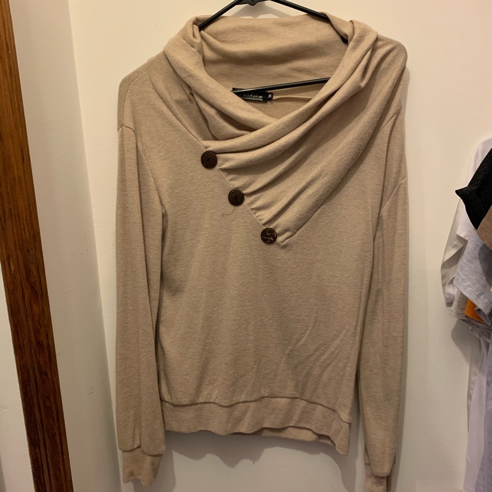 Tan sweater size M
